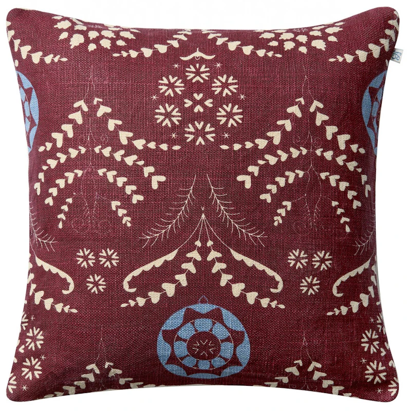 Rani Pudebetræk 50x50 cm, Ruby / Dusty Blue