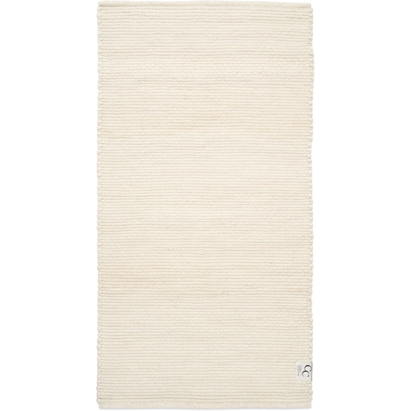 Merino Tæppe 80x150 cm, Hvidt