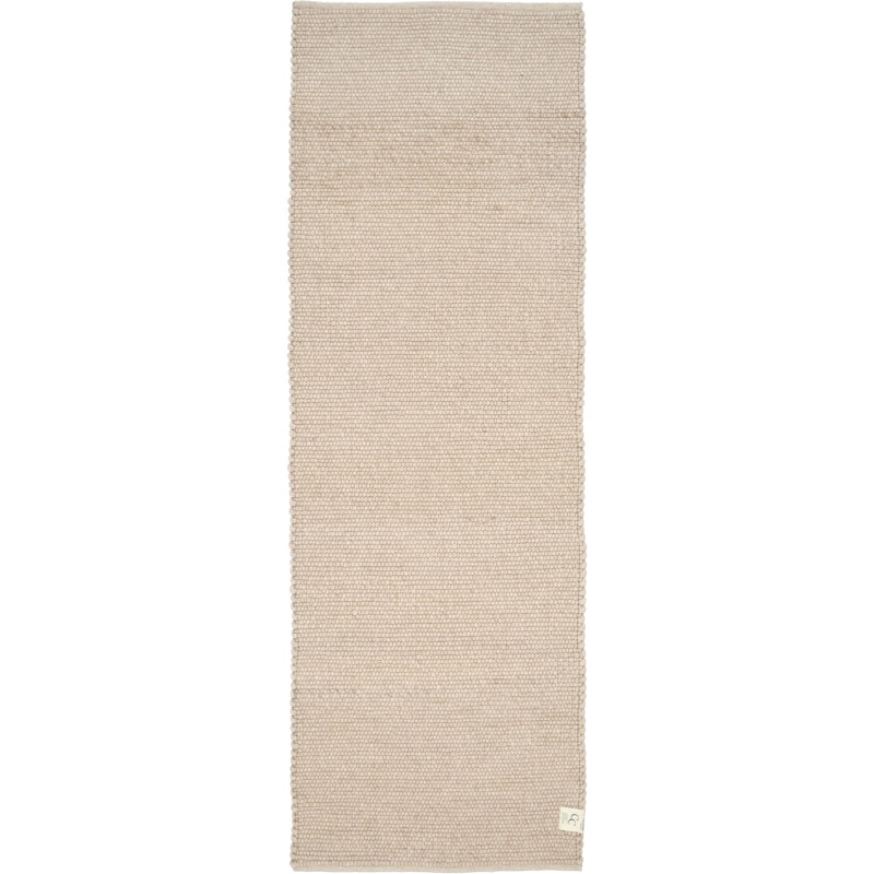 Merino Tæppe 80x250 cm, Oat