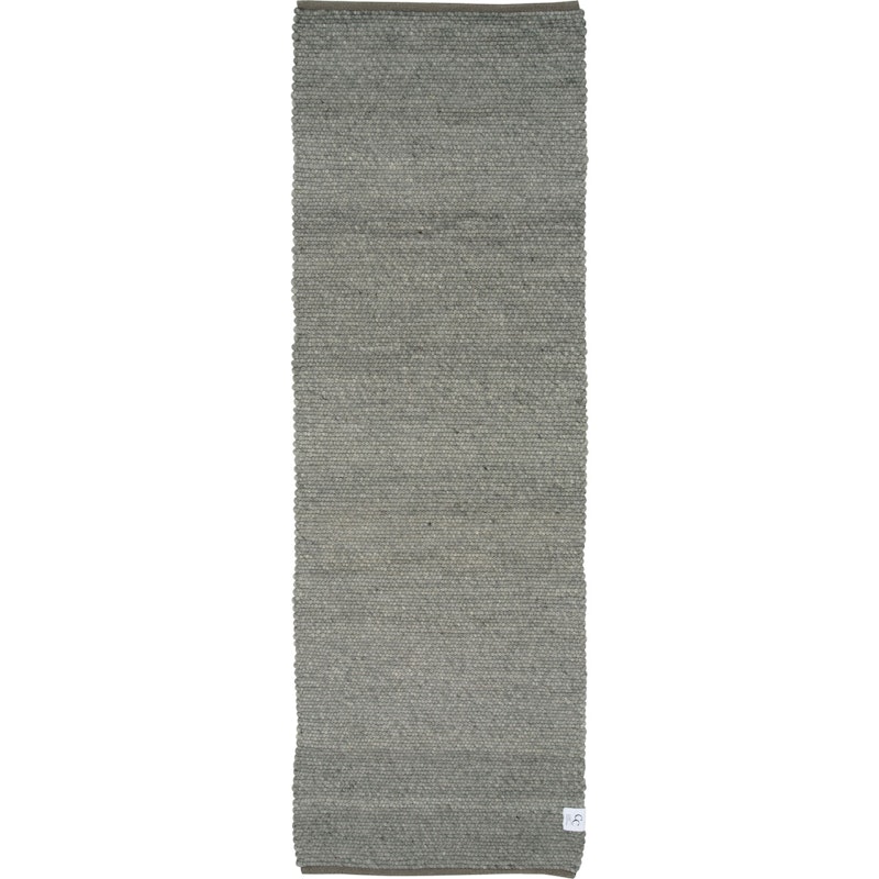 Merino Tæppe 80x250 cm, Grønt