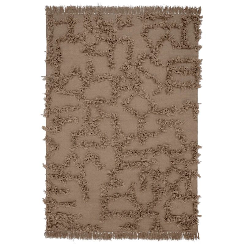 Rio Uldgulvtæppe Cappuccino, 250x350 cm
