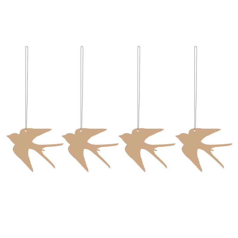 Easter Deco Bird, Cafe Au Lait 4-pack Påskedekoration Rustfrit Stål 4-pak Cafe  Au Lait