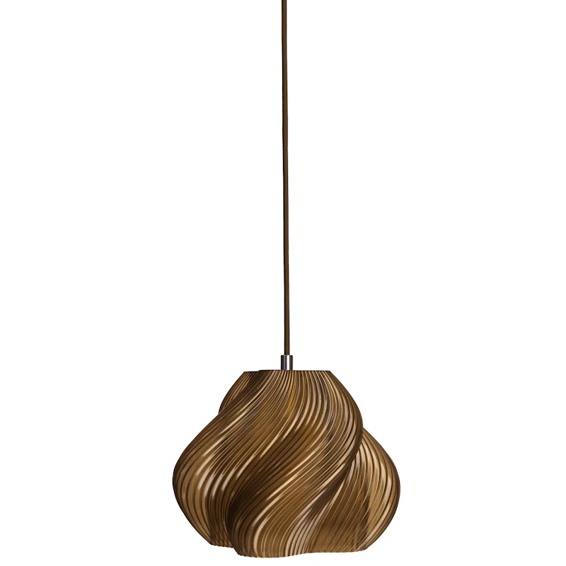 Soft Serve Pendel 01, Krom / Caramel