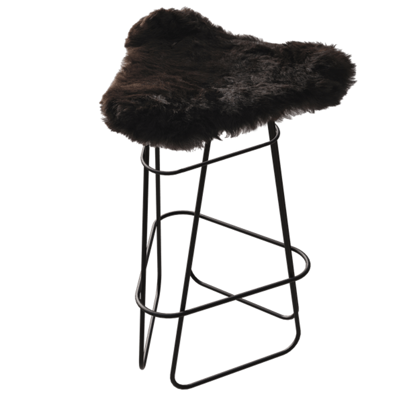 Iceland Barstol 65 cm, Sort / Shorn Black
