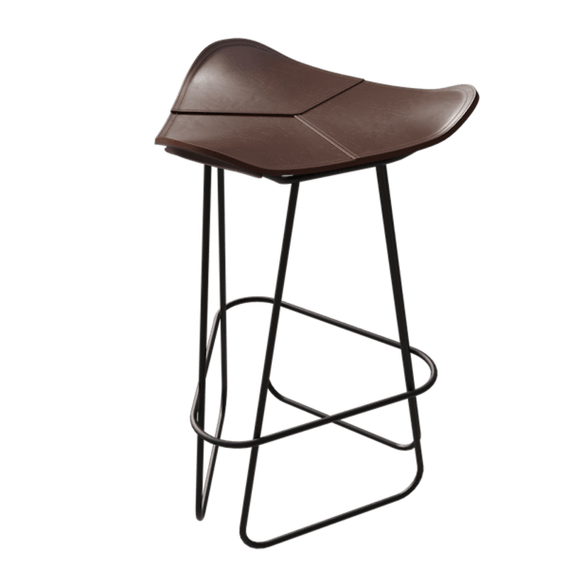 Pampa Barstol 82 cm, Sort / Chocolate