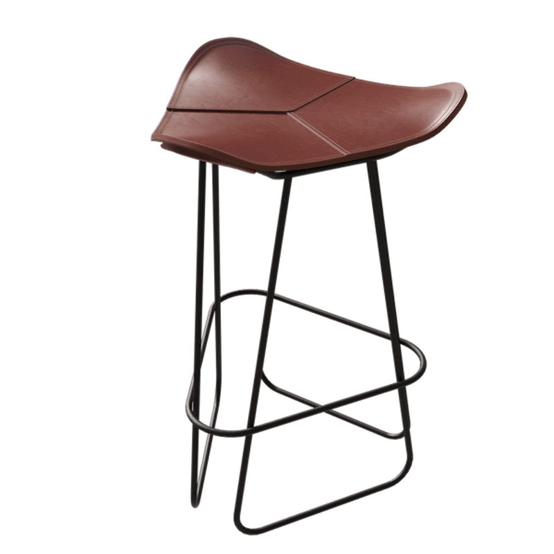 Pampa Barstol 65 cm, Sort / Eg
