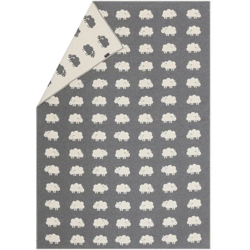 Deco Tæppe 130x200 cm Sheep allover, Gråt