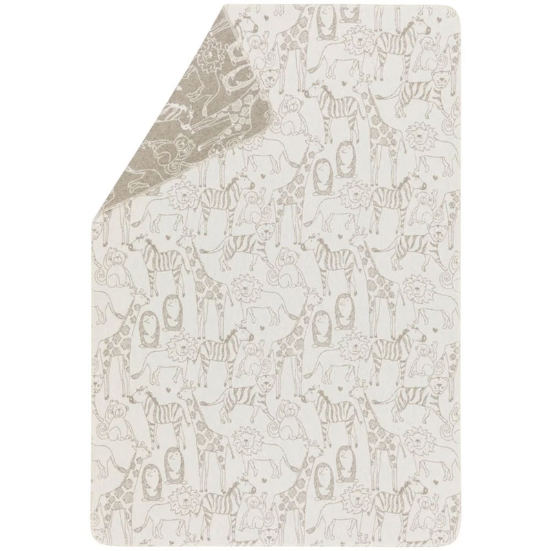 Juwel Børnetæppe 100x140 cm Safari Animals, Offwhite