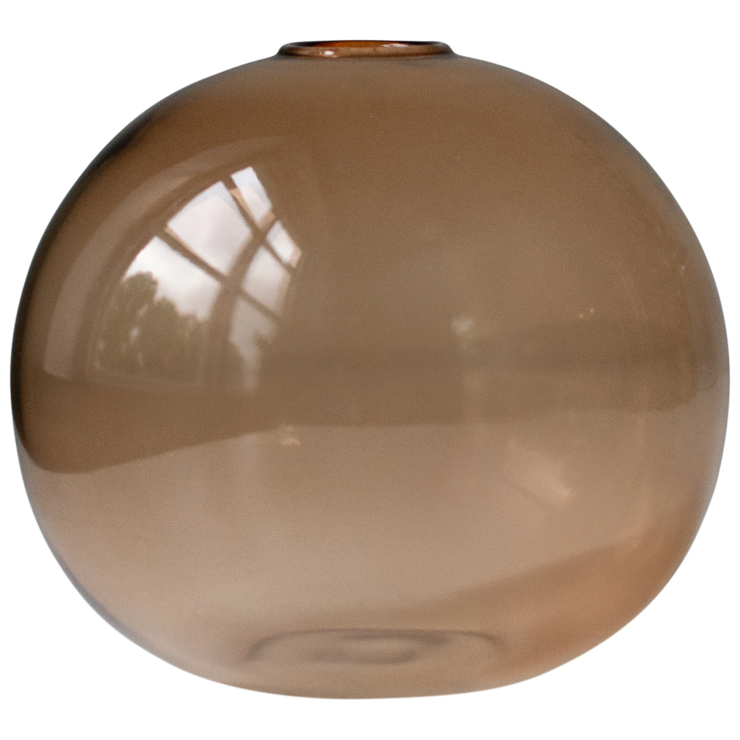 Dbkd Ball Vase &Oslash;10 Cm - Vaser Glas Beige - 20250901BE