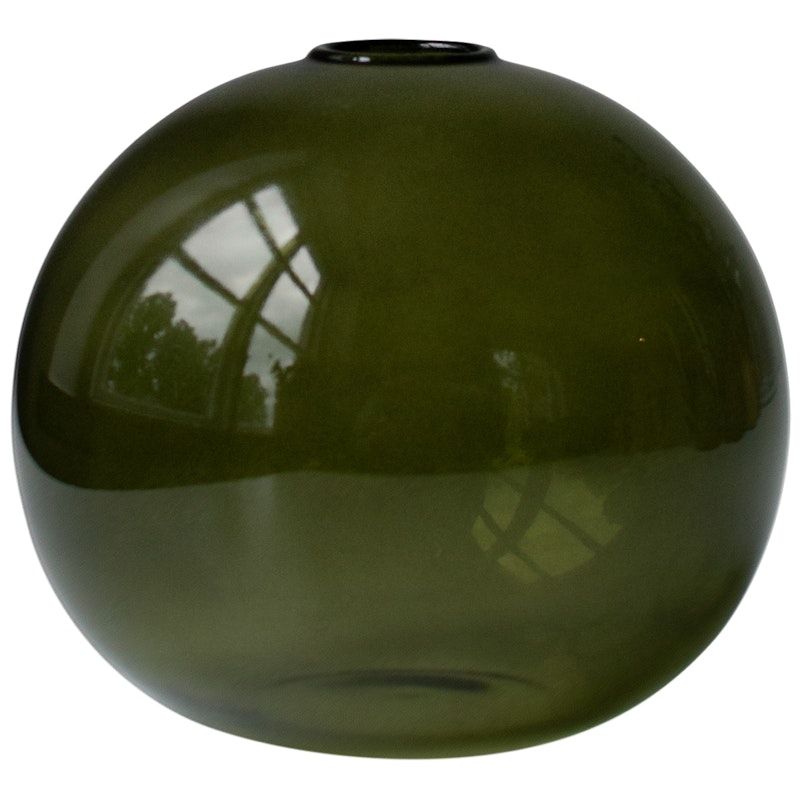 Ball Vase Ø10 cm, Grøn