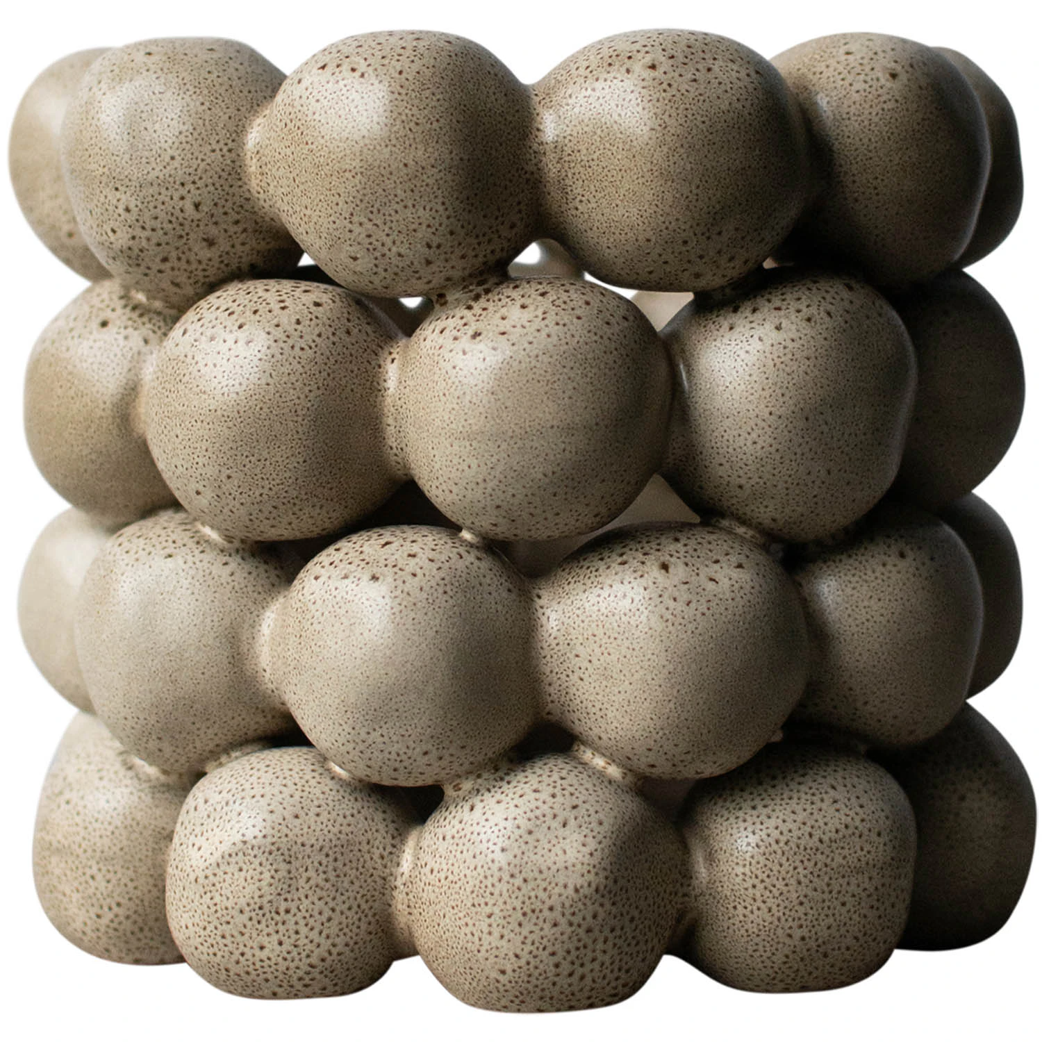 Dbkd Bright Lysestage &Oslash;17 Cm - Lysestager Keramik Beige - 20221001BE