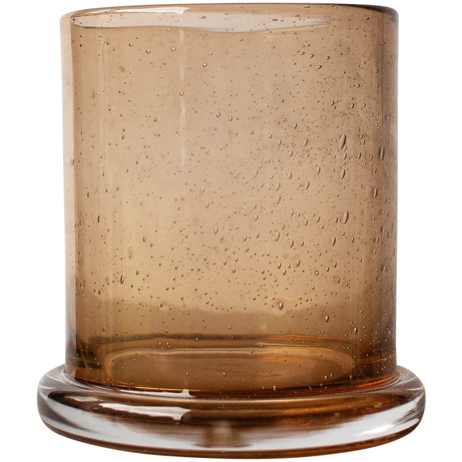 Dbkd Bubble Lysestage &Oslash;14 Cm - Lysestager Glas Rustr&oslash;d - 20240302RU