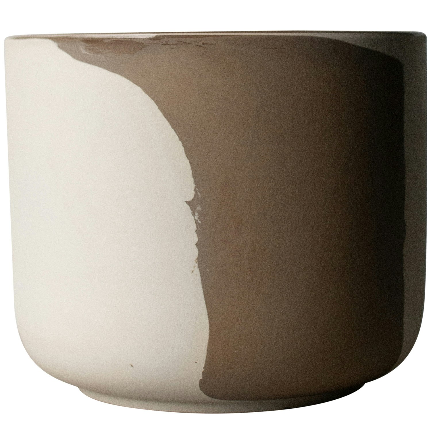 Dbkd Calm Krukke &Oslash;10 Cm - Krukker Keramik Brun - 20231704