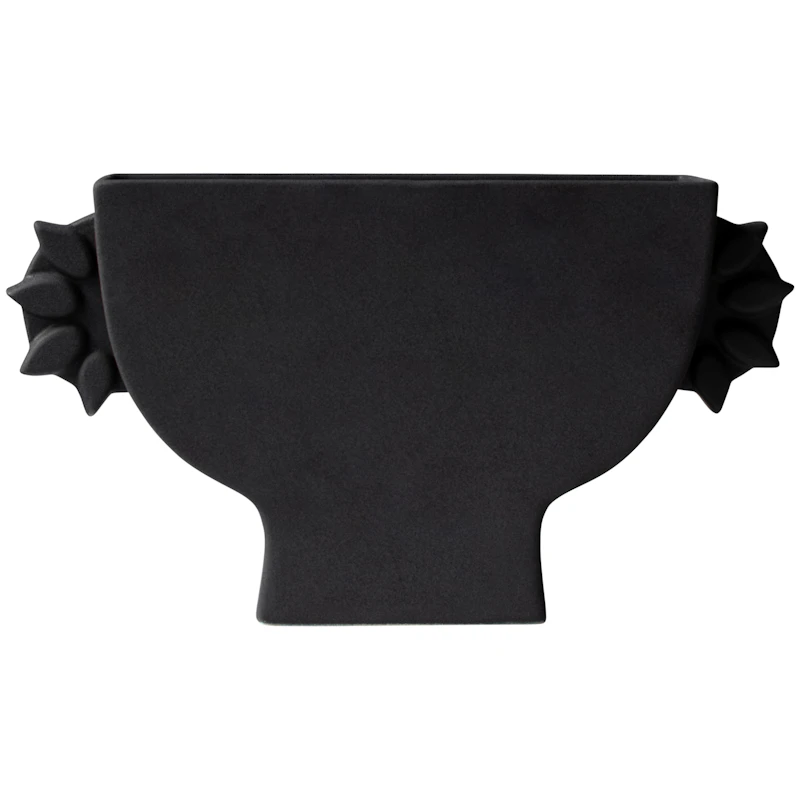 Flat Vase Lille, Sort