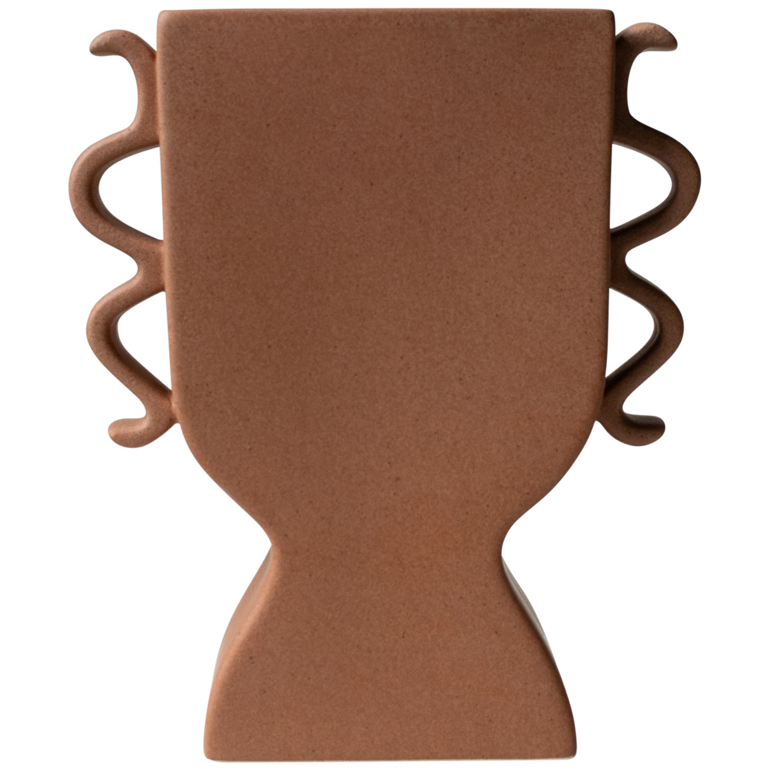 Dbkd Flat Vase Medium Terrakotta - Vaser Keramik Terracotta - 20251202TE