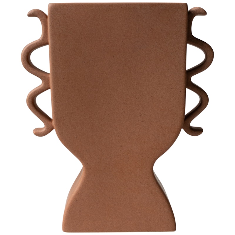 Flat Vase Medium, Terrakotta