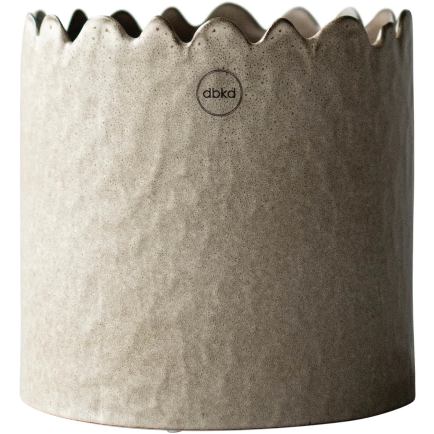 Dbkd Flowery Krukke &Oslash;16 Cm - Krukker Keramik Beige - 20240801BE