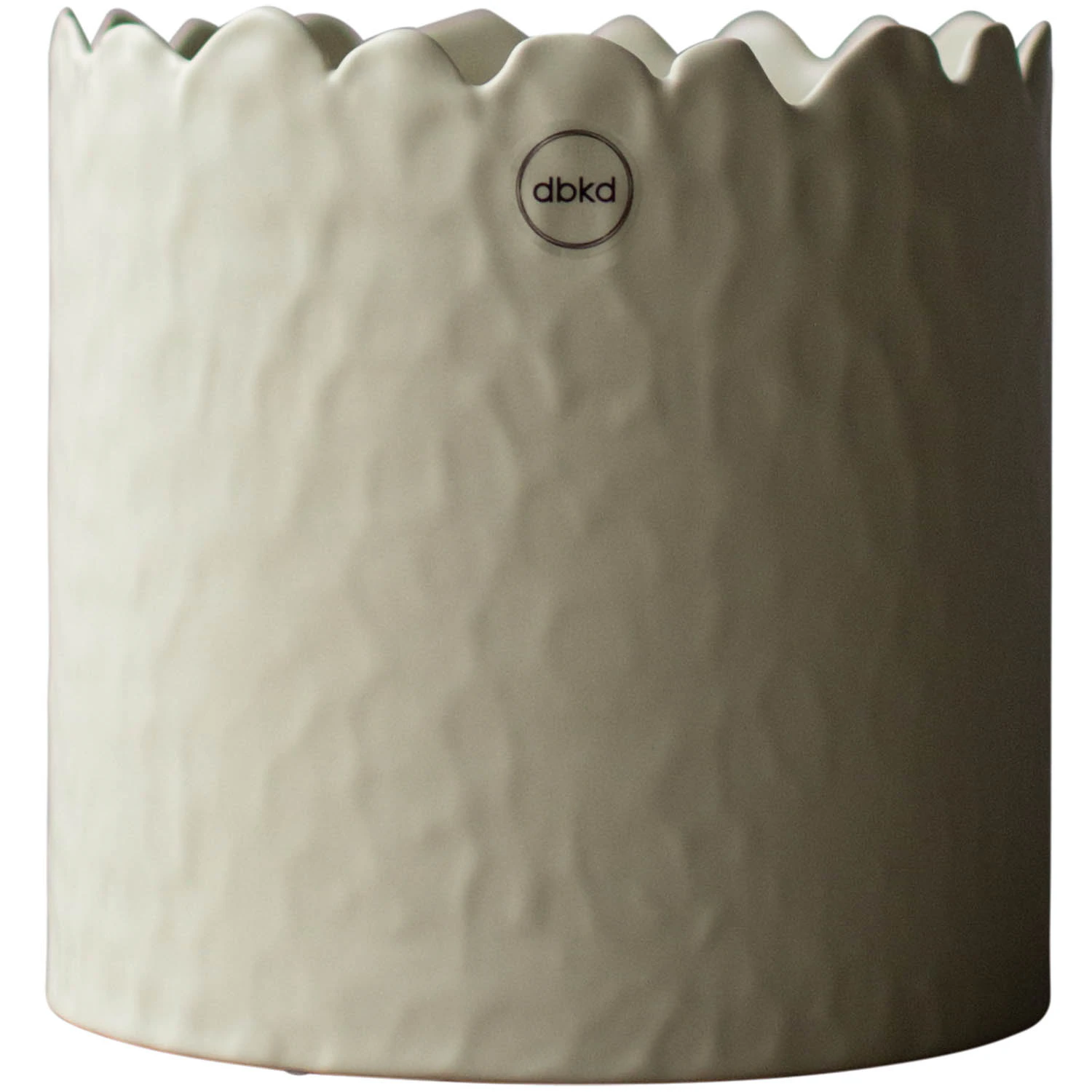 Dbkd Flowery Krukke &Oslash;16 Cm - Krukker Keramik Creme - 20240801CR