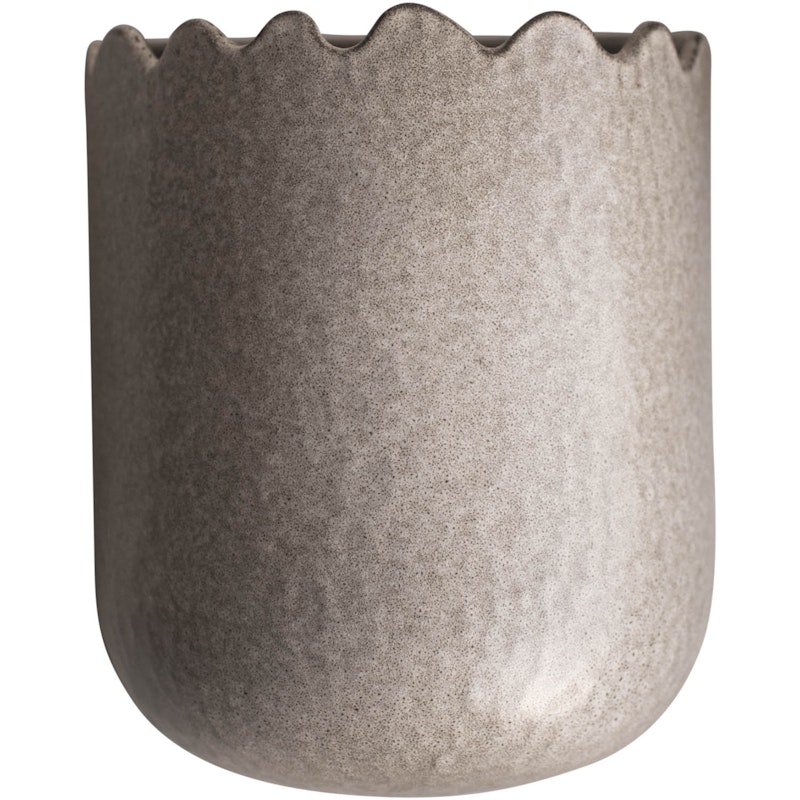 Flowery Vægkrukke 19 cm, Beige