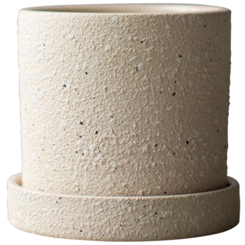 Grow structure Krukke Med Underkop 10 cm, Creme