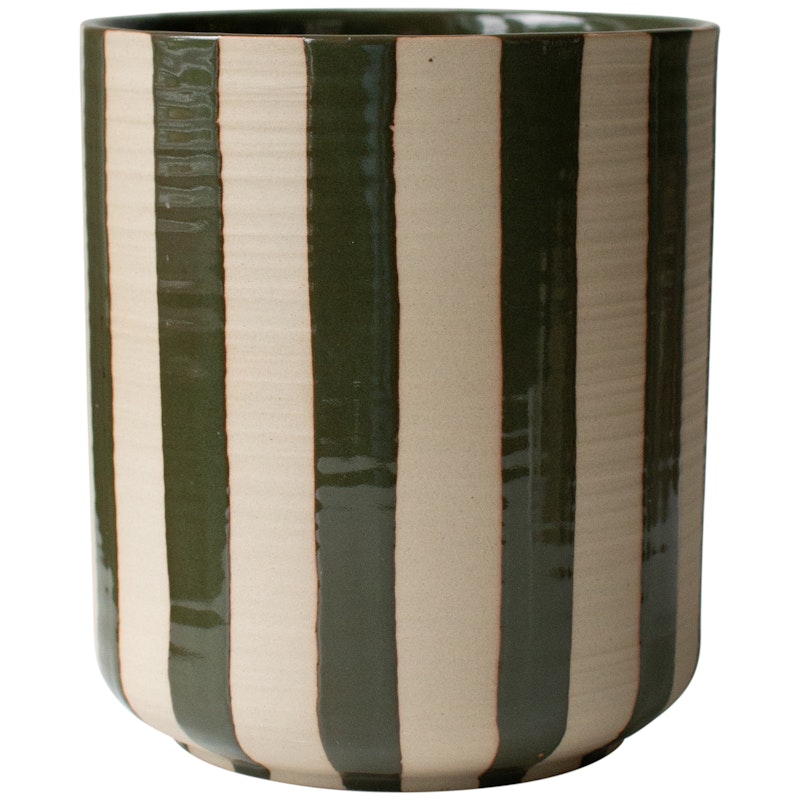 Line Stripe Krukke, Grøn