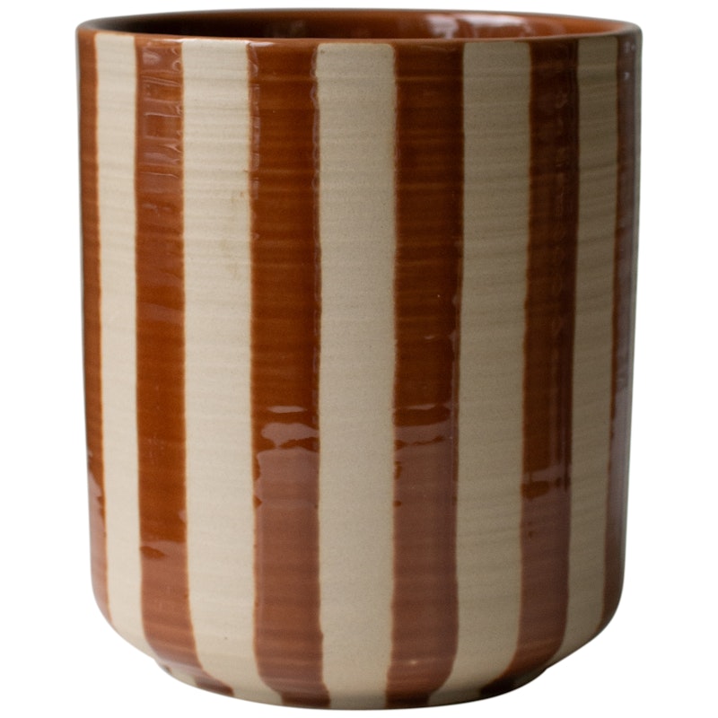 Line Stripe Krukke, Nougat