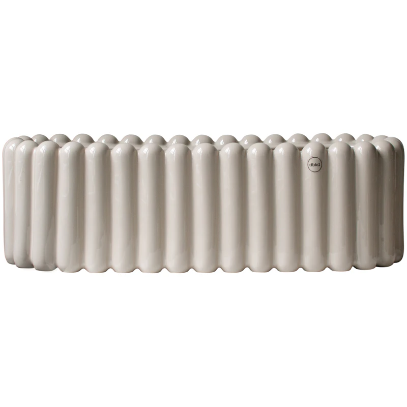 Mist Oval Krukke XL, Muldvarpefarvet