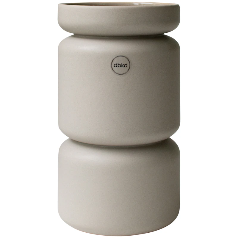 Neck Vase Stor, Muldvarpefarvet