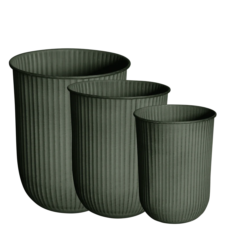 Out Stripe Krukker 3-pak, Grønne