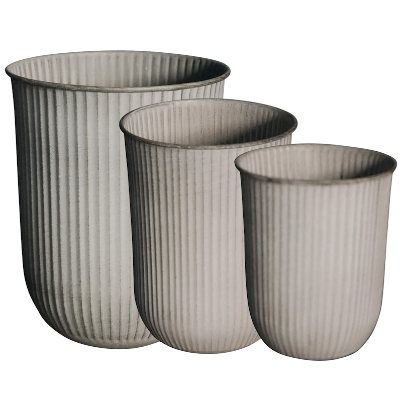 Out Stripe Krukker 3-pak, Beige
