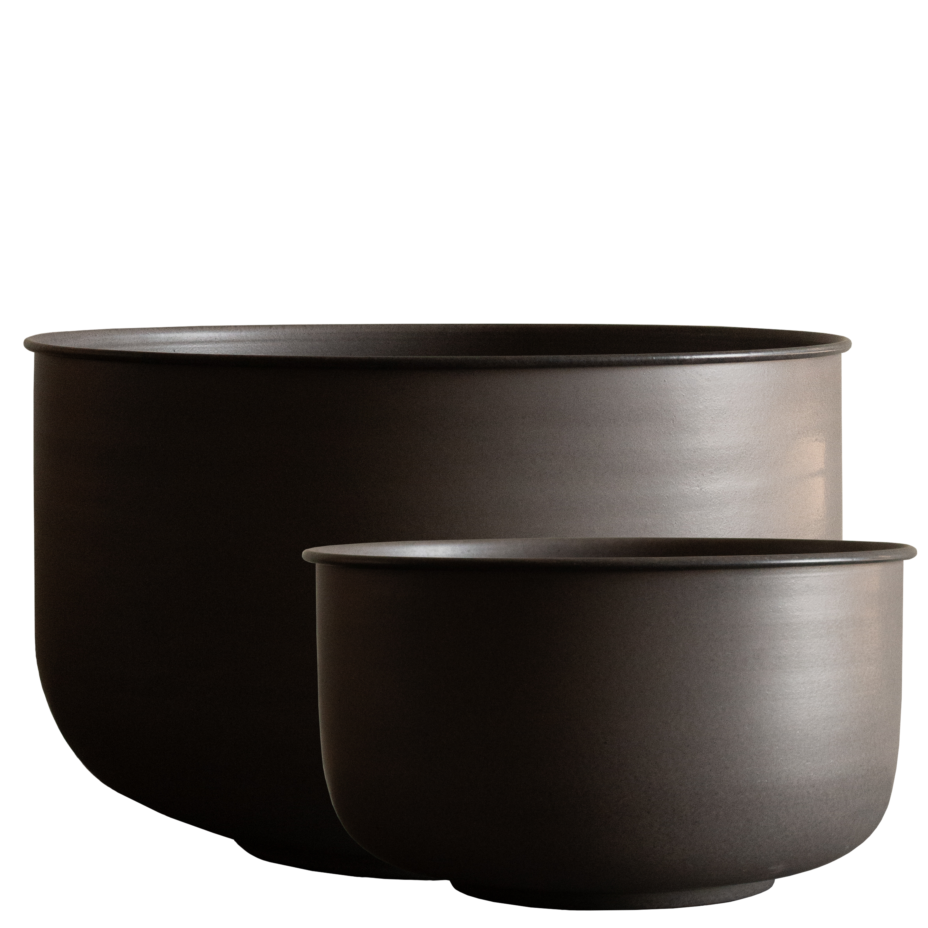 Dbkd Out Wide Udend&oslash;rs Krukker 2-pak e - Krukker Metal Brun - 20241201BR