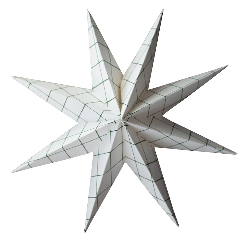 Paper Julestjerne Stor, Square White
