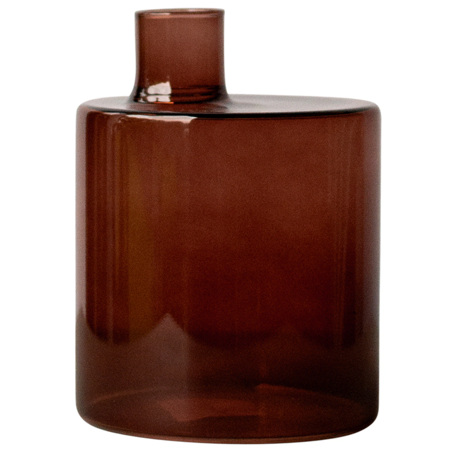 Dbkd Pipe Vase 14 Cm M&oslash;rke - Vaser Glas R&oslash;d - 20221402DR