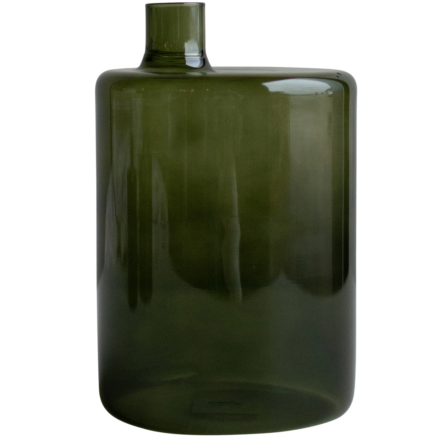 Dbkd Pipe Vase 21 Cm - Vaser Glas Gr&oslash;n - 20221403G