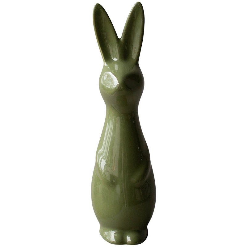 Swedish Rabbit Dekoration 27 cm, Shiny Green