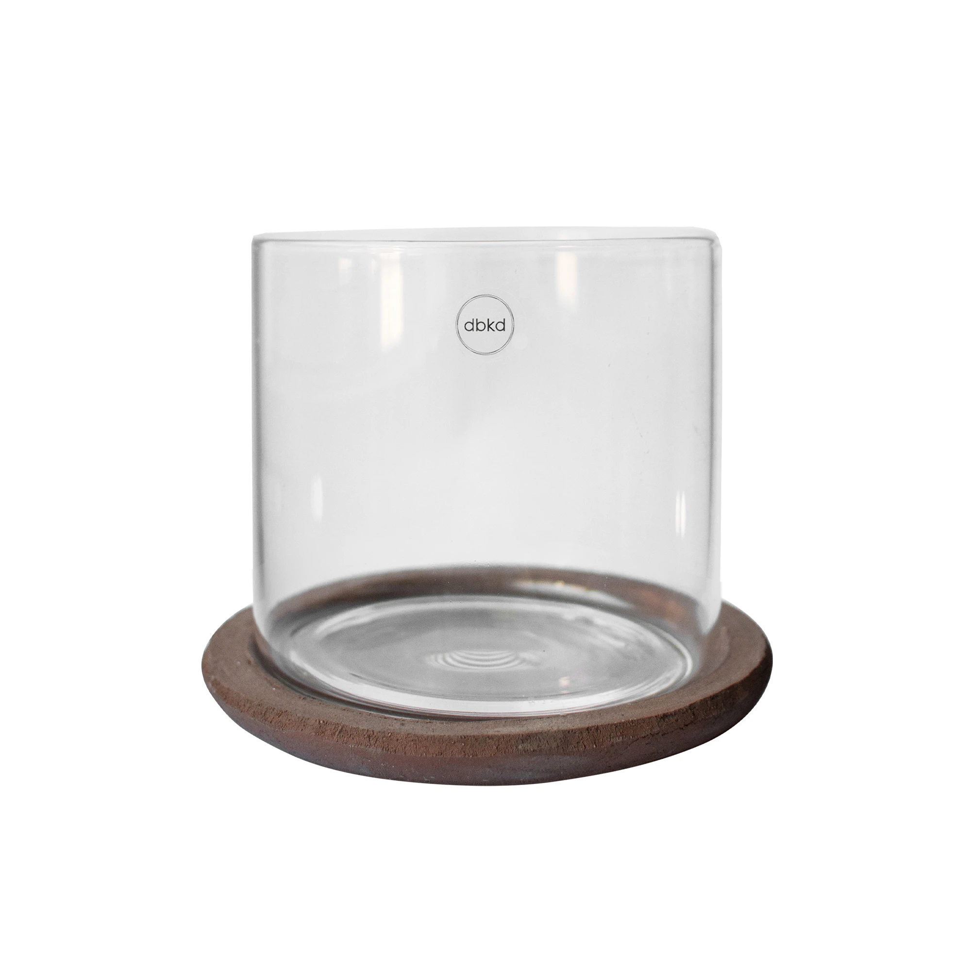 Dbkd Terra Lysestage 15 Cm - Fyrfadsstager Glas Brun - 20251307BR