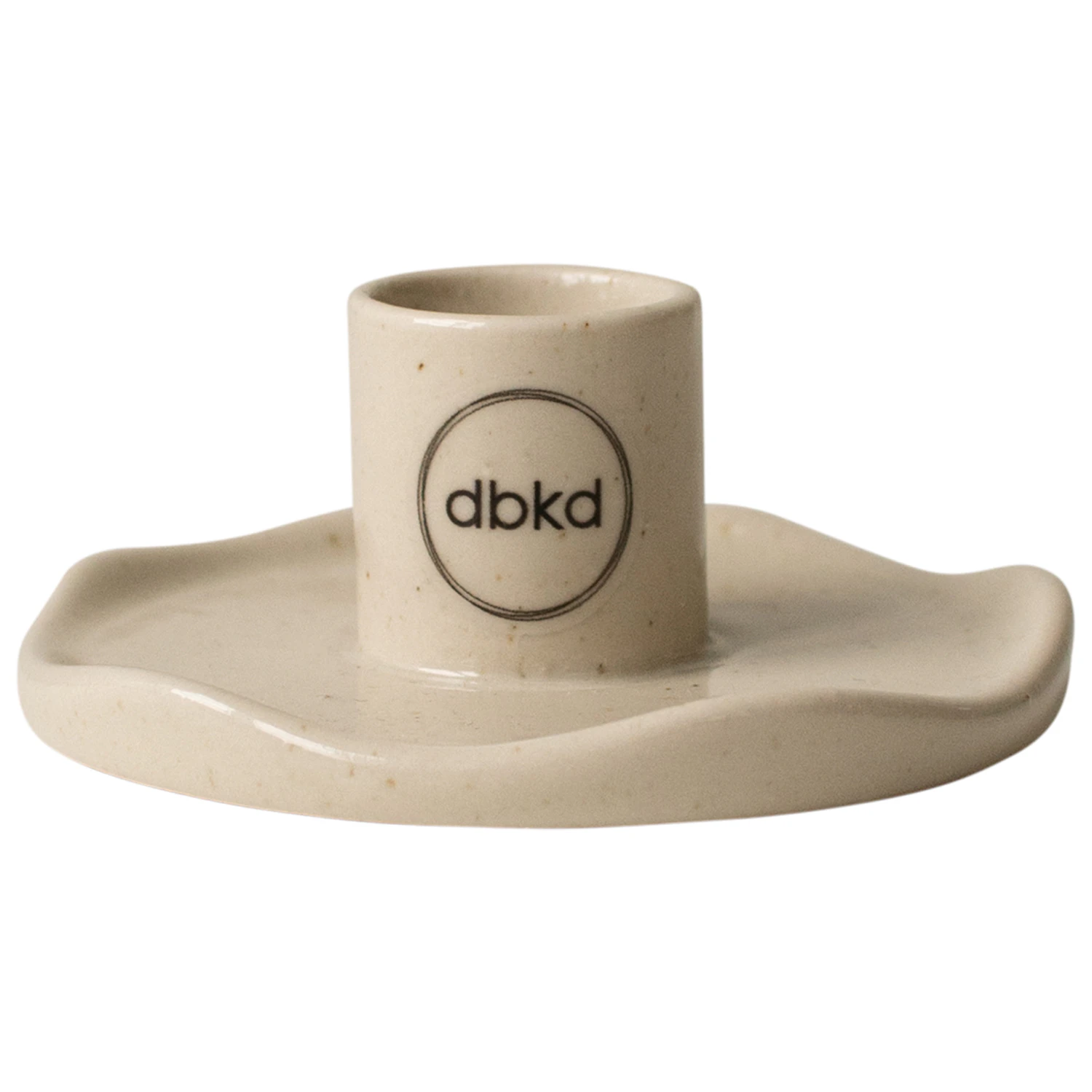 Dbkd Wave Lysestage - Fyrfadsstager Keramik Vanilje - 20220501VA