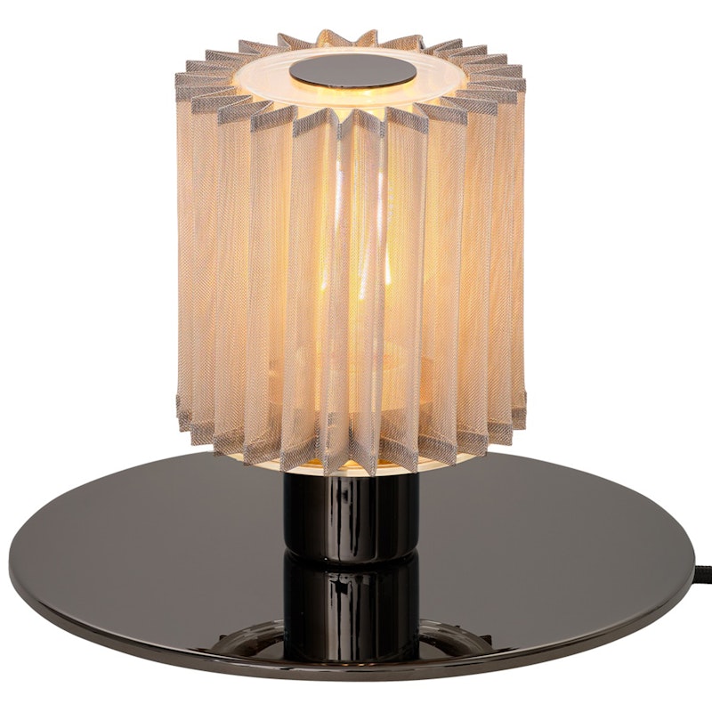 In the Sun 220 Bordlampe, Sort / Sølvagtig Mesh