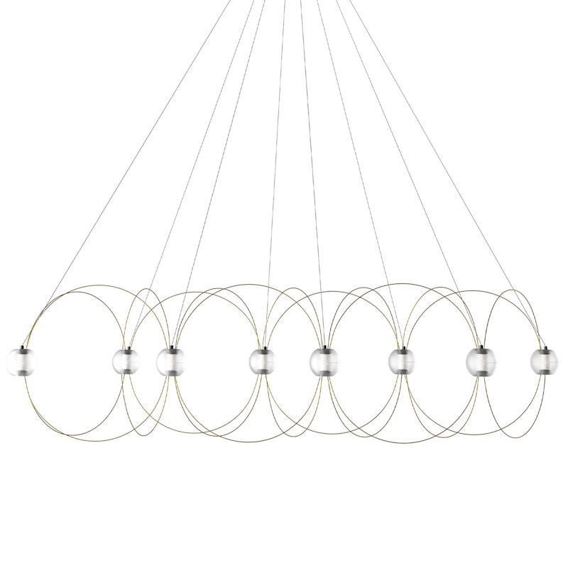 Munari Lysekrone X8, Guld