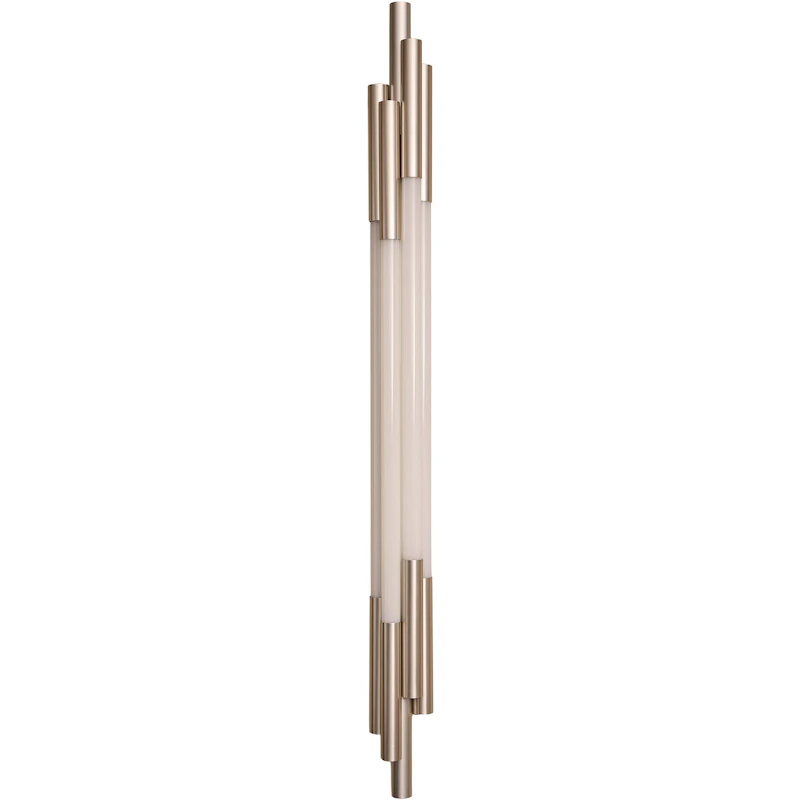Org Væglampe 105 cm, Nikkel