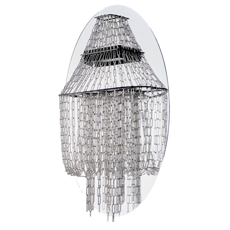 La Lampe C Væglampe, Rustfrit Stål