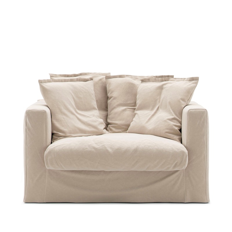 Betræk Til Le Grand Air Love Seat Bomuld, Beige