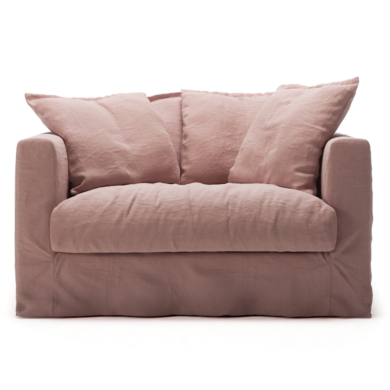 Betræk Til Le Grand Air Love Seat Hør, Tender Blush