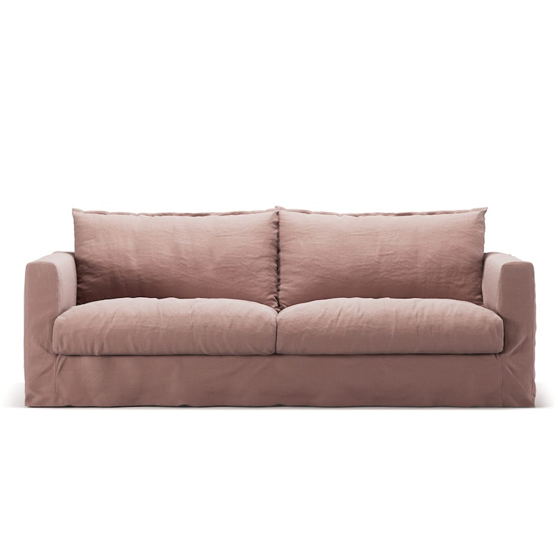 Betræk Til Le Grand Air Nou 3-personers Sofa Hør, Tender Blush