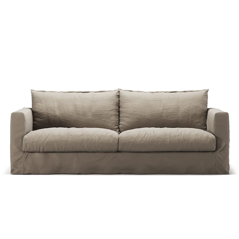 Betræk Til Le Grand Air Nou 3-personers Sofa Hør, Savage Linen