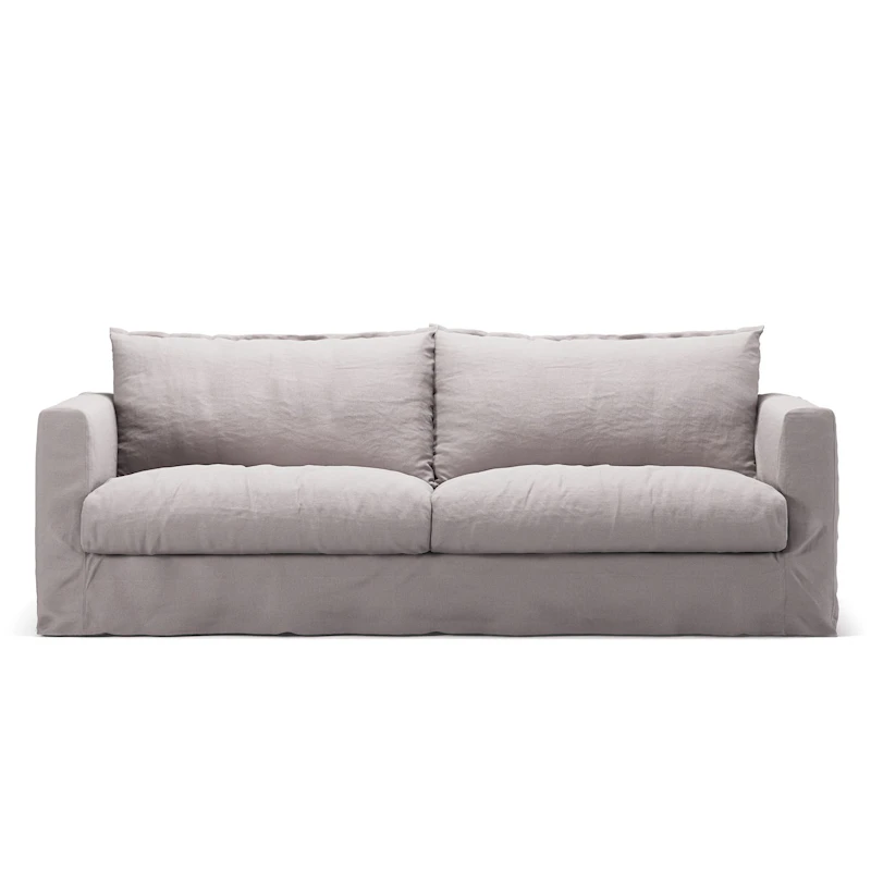 Betræk Til Le Grand Air Nou 3-personers Sofa Hør, Misty Grey