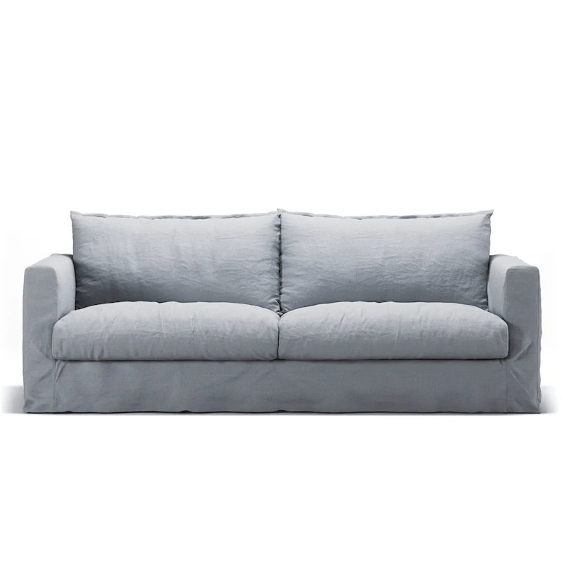 Betræk Til Le Grand Air Nou 3-personers Sofa Hør, Nordic Sky