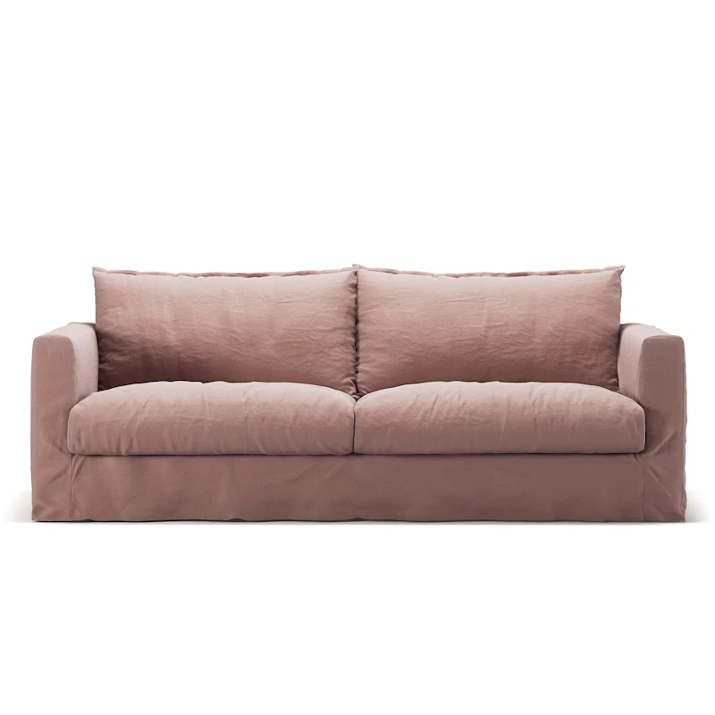 Betræk Til Le Grand Air Nou 3-personers Sofa Hør, Tender Blush