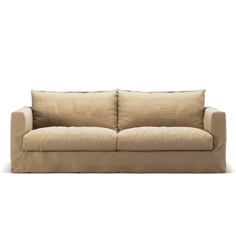 Betræk Til Le Grand Air Nou 3-personers Sofa Hør, Desert Sand