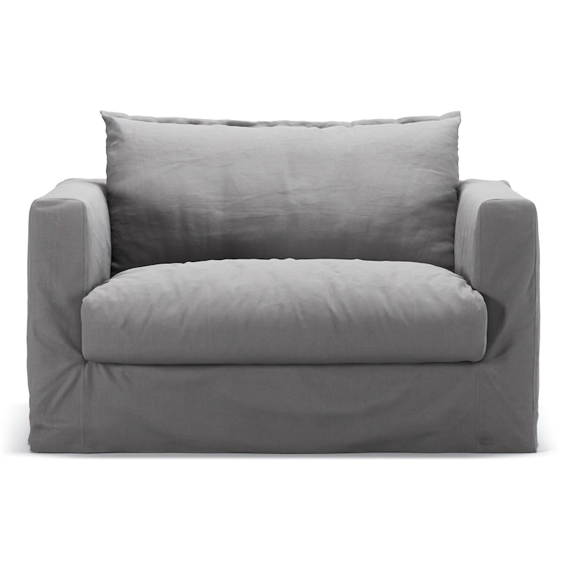 Betræk Til Le Grand Air Nou Love Seat Bomuld, Lysegråt